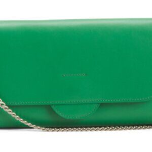 BRAND NEW -Falor Made In Italy Leather Flap Over Baguette